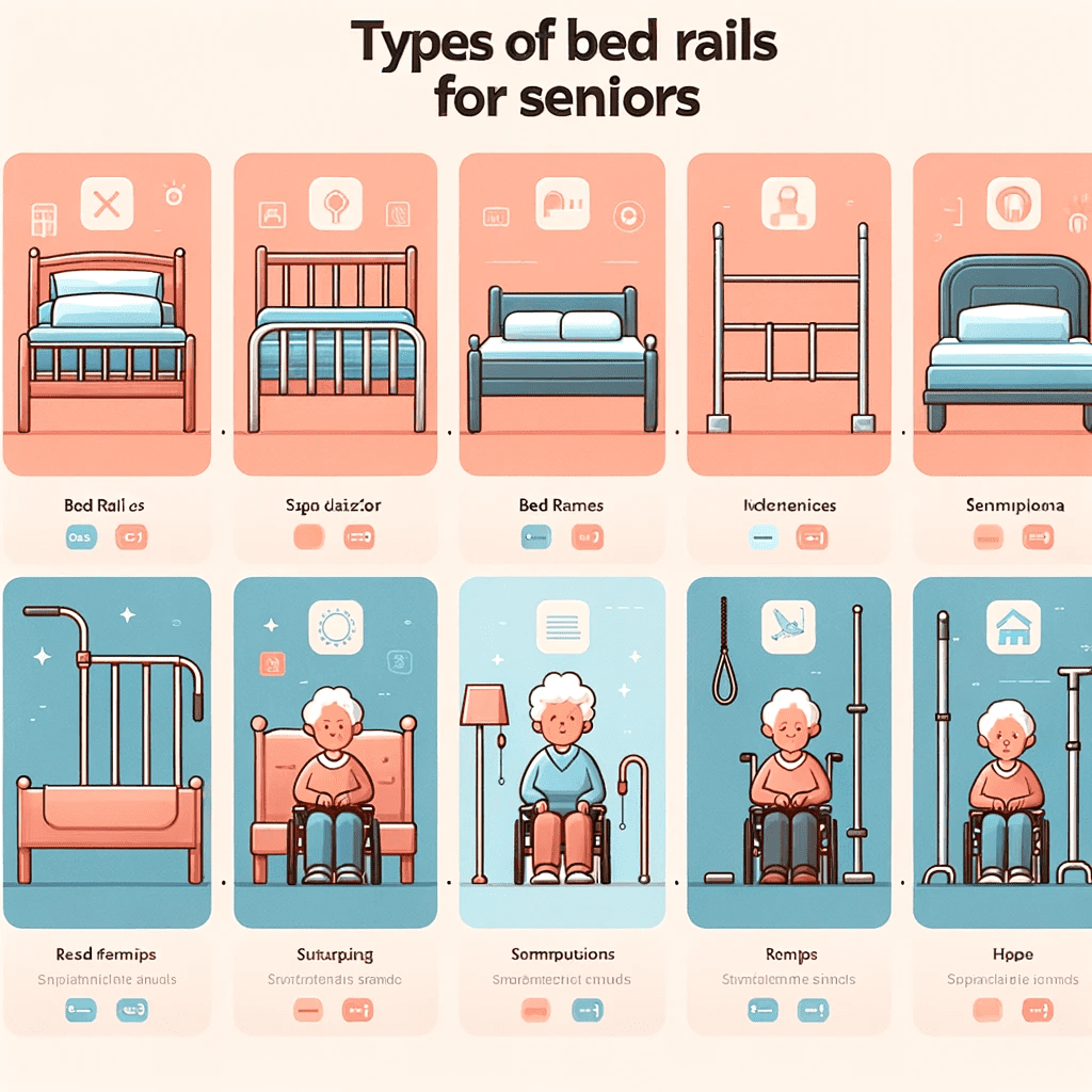 bed rails for seniors guide - types of bed rails for seniors