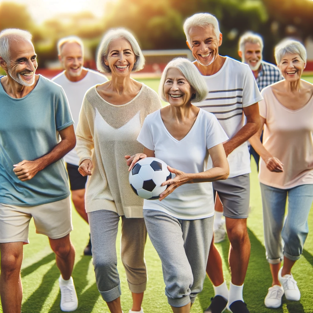 Group Sports for Seniors: Walking Soccer