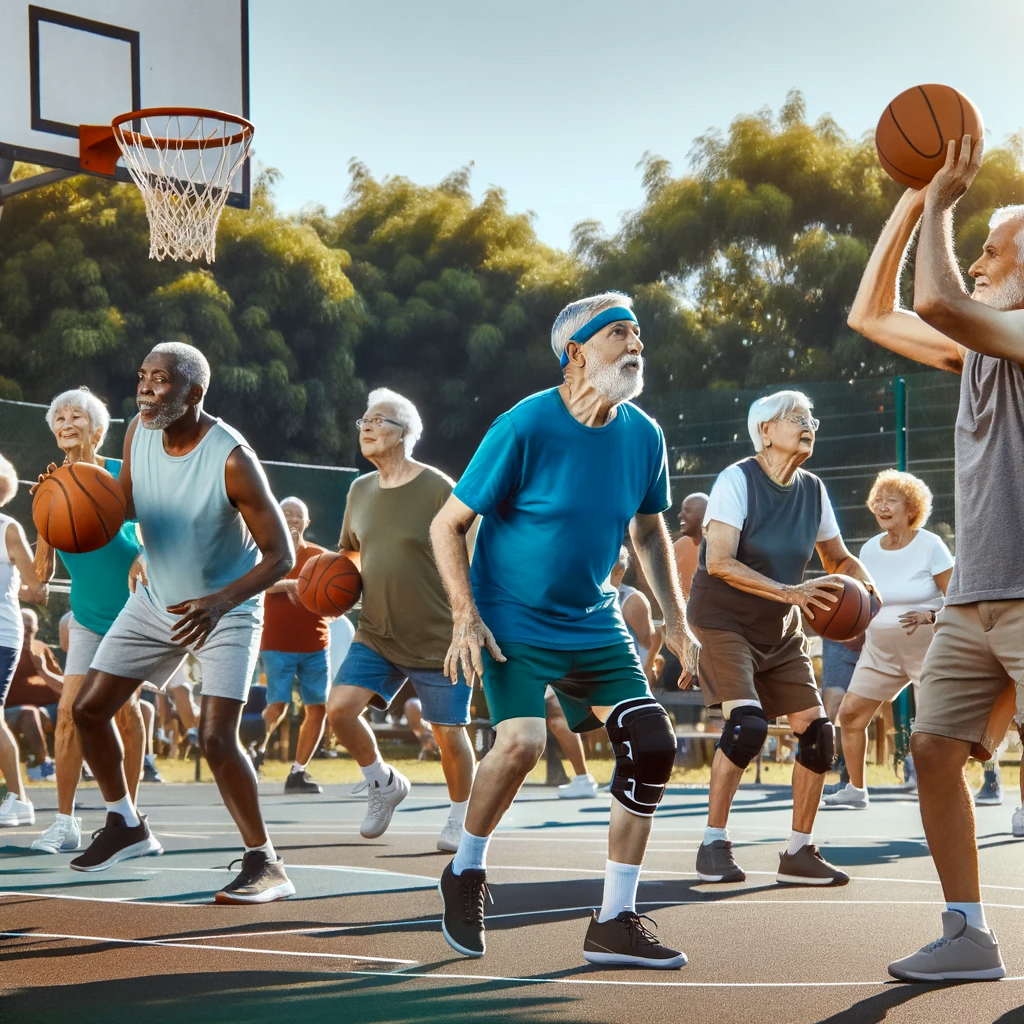 Group Sports for Seniors: Basketball 