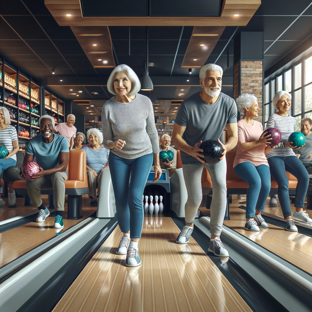 Group Sports for Seniors: Bowling