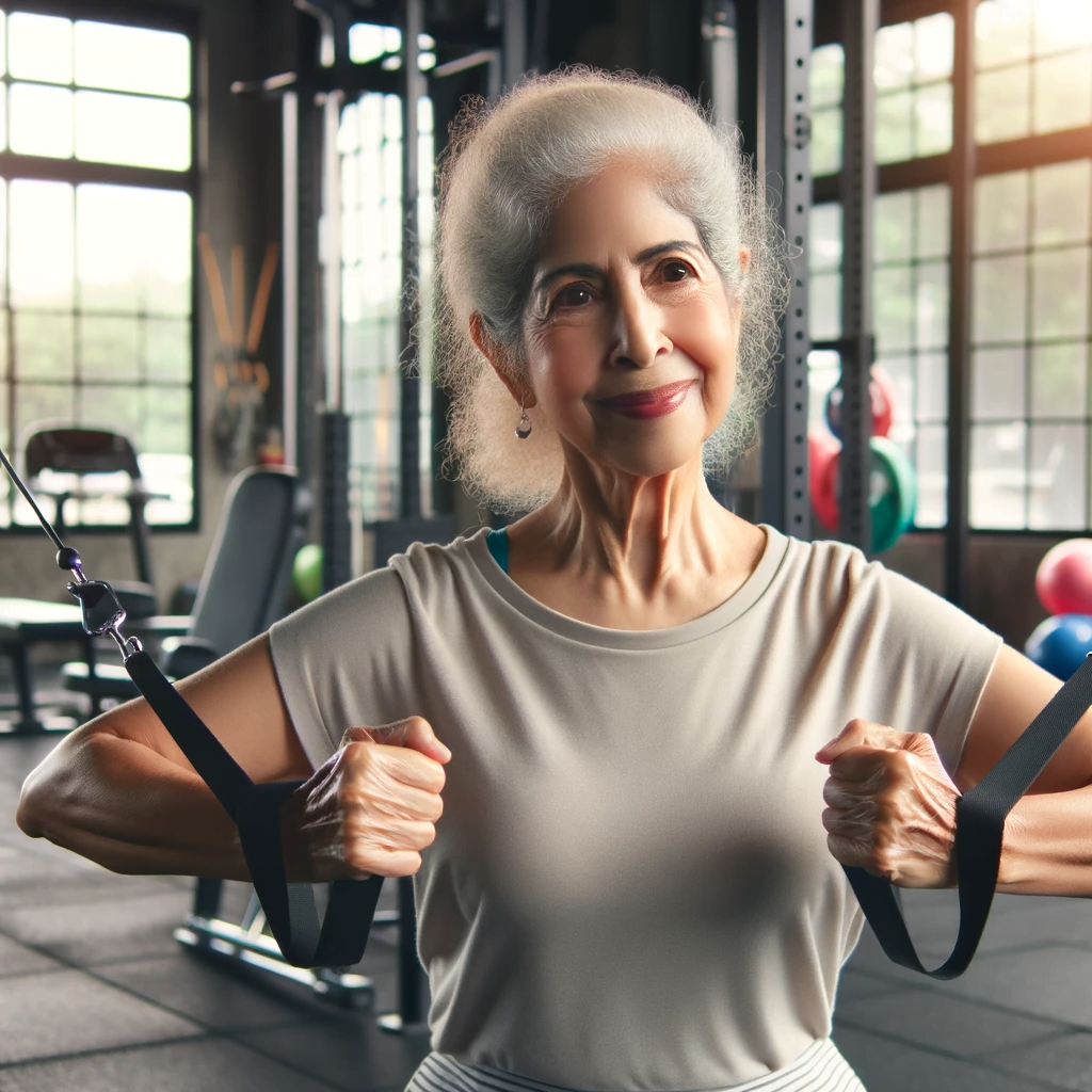 Best Exercises for Seniors Using Resistance Bands in 2024 - Chest Press