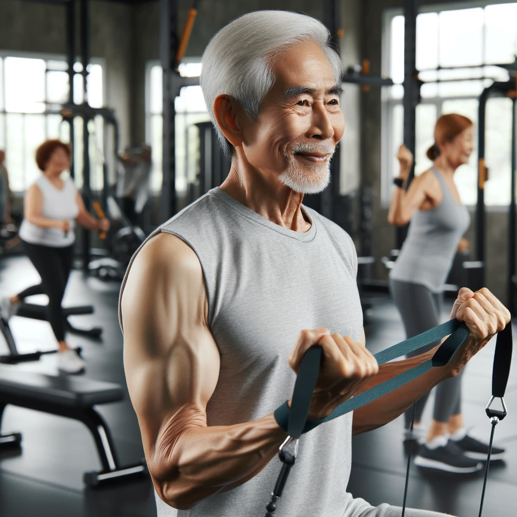 Best Exercises for Seniors Using Resistance Bands in 2024 - Bicep Curls