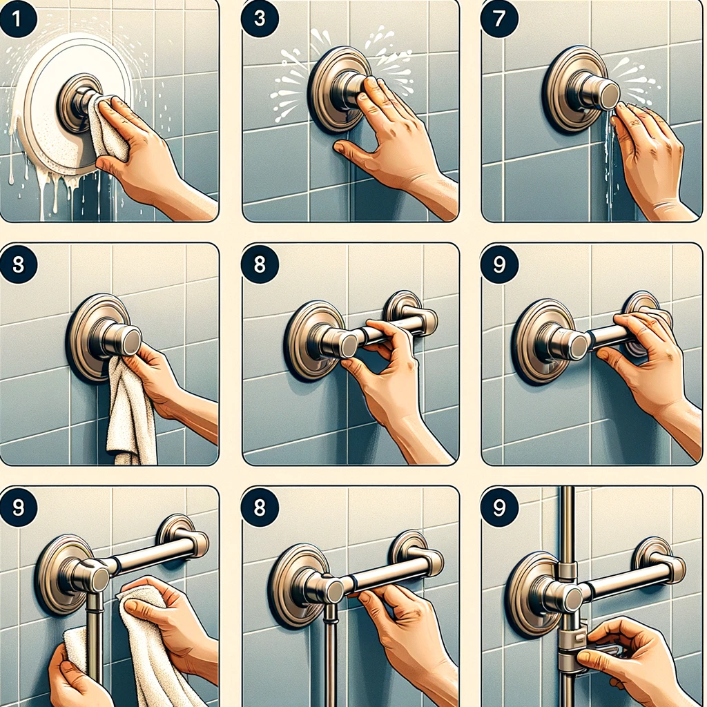 Suction Shower Grab Bars