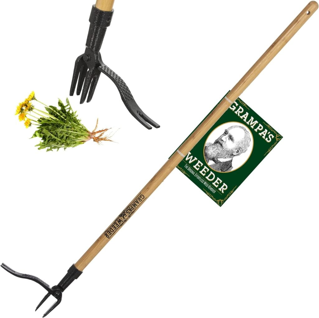 Best Gardening Tools for Seniors:  Easy-Grip Weeder